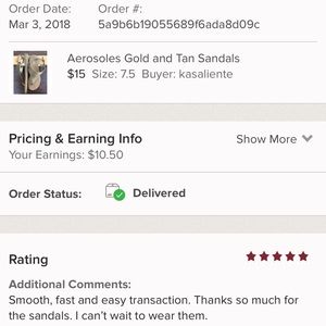 Thank You for the ⭐️⭐️⭐️⭐️⭐️ Rating!